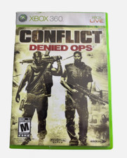 Conflict Denied Ops - Microsoft Xbox 360, with 2 manuals french and english