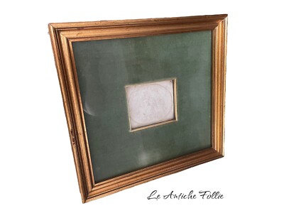 Illuminated Plaster Medallion with Gold Frame Romantic Pattern Sculpture