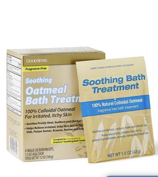 GoodSense Soothing Oatmeal Bath Treatment,12oz 8 Single Use bath