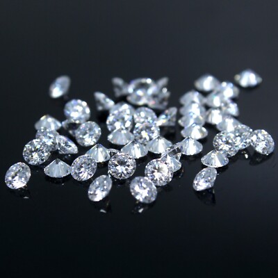 Natural DE Color VVS1 White Diamond 3.00 mm Round Brilliant Cut Loose 50 Pcs Lot