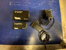 VGA Audio Cat5 Extender Balun Set 328ft 100M Includes Sender  Receiver WUXGA HD