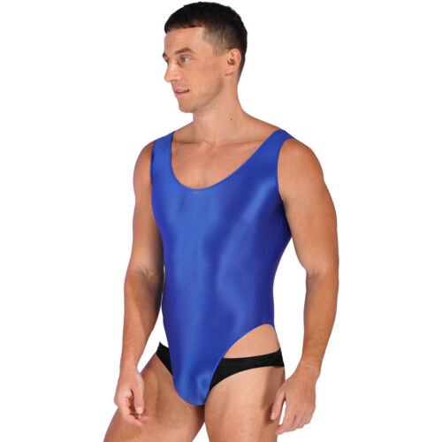 Body de leotardo Mankini de una pieza sin mangas para hombre ropa interior individual de lucha libre - Imagen 94 de 111