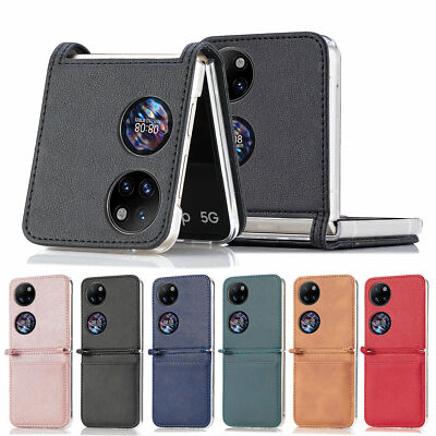 for Huawei P50 Pocket Flip Phone Case Folding Screen Leather Protective Cover