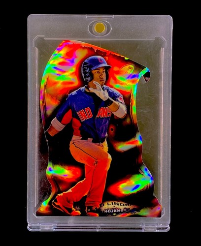 FRANCISCO LINDOR ROOKIE REFRACTOR FIRE RARE DIE CUT HOLO SP INSERT - METS - Picture 2 of 6