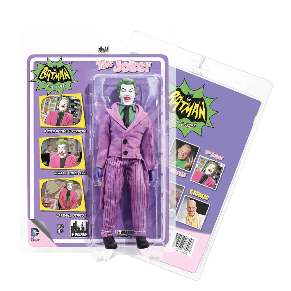 Batman 66 Classic TV Show Retro Style 8 Inch Figures Series 1: Joker