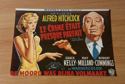 Movie Postcard - CRIME WAS NEAR PERFECT - USED