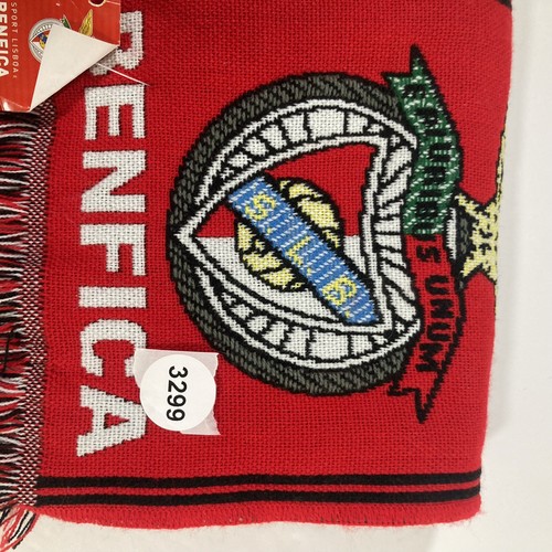 S. L. Benfica Red Soccer/Football Scarf Size 51 x 7.5 - Imagen 5 de 5