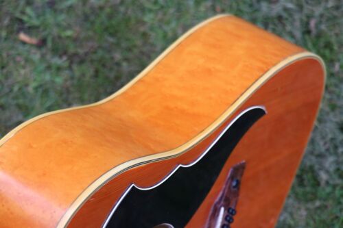 Muy Raro Birdseye Maple Early Eko J56 (pre Ranger) c.1965 (ref #13) - Imagen 10 de 15