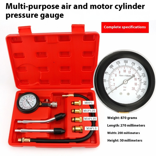 Cylinder Pressure Gauge for Automobile Cylinder Pressure Gauge for Motorcycle - Afbeelding 3 van 15