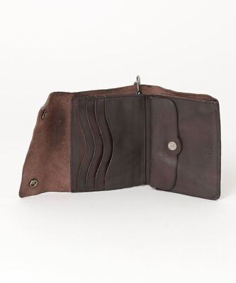 RRL Leather Chain Wallet Dark Brown