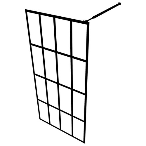 Walk-in Shower Screen Frosted Tempered Glass 39.4"x76.8" vidaXL - Picture 5 of 5