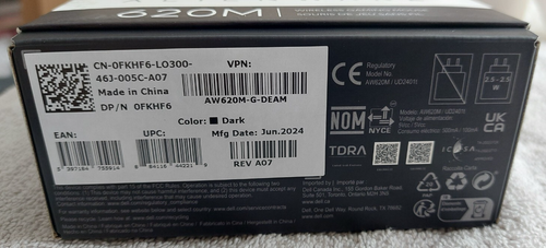 Dell Alienware wireless\wired gaming mouse - AW620M - Dark side of the moon - Picture 12 of 14
