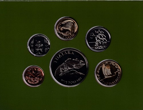 NEW ZEALAND: 2007 TUATARA COIN SET (NZ LIVING DINOSAUR) LOW MINTAGE - Bild 3 von 6