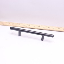 Richelieu Contemporary Cabinet Pull Matte Black 3-3/4" Center to Center