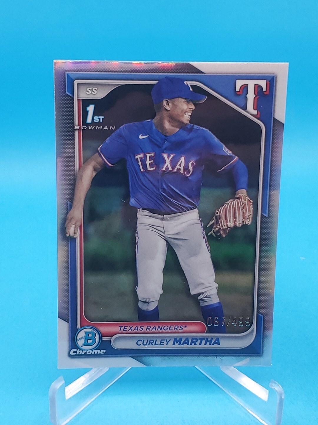 Curley Martha 2024 Bowman Chrome #BCP-168 1st Bowman - Refractor 67/499