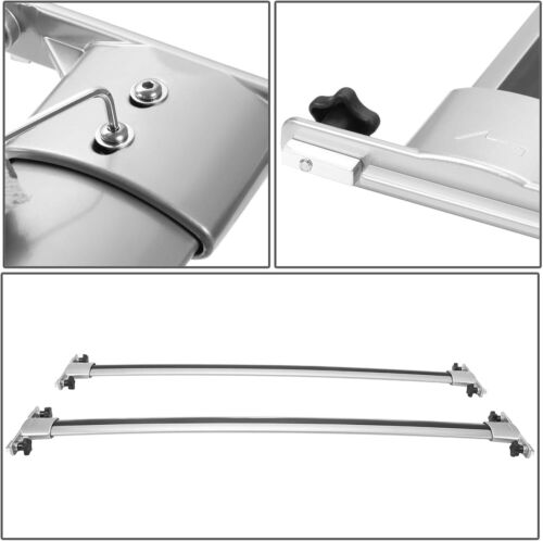 Roof Rack Cross Bars for 2010 2011 2012 2013 2014 2015 Lexus RX350 RX450H Silver - Picture 8 of 8