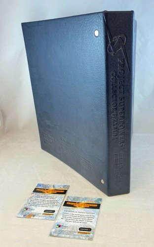 BINDER SALE: ALBUM FOR PROJECT SUPERPOWERS Cards by BREYGENT w/ 2 PROMOS - Picture 2 of 5
