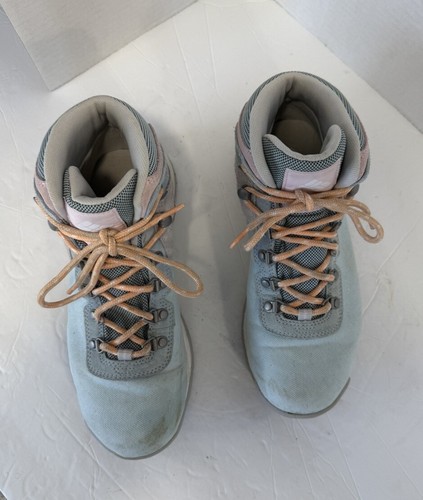 Columbia N5195 Women’s Blue Newton Ridge LT Waterproof Boots Size 8.5 - Picture 3 of 11