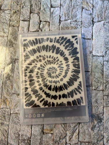 Stampin' UP! SPIRAL DYE Background Stamp Retro Tie Dye Hippie - Picture 3 of 5