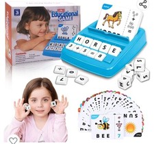 NIB 2 in 1 Educational Game Matching Letters Spelling Math Ages 3+ 1- 4 Players