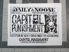 vtg 1990s rap hip hop -  Original album logo art Jo Buck Capitol Punishment v2