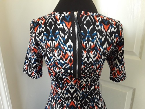 Karen Kane Dress Womens Size XS Multicolor Geometric Print Colorful - Picture 4 of 6