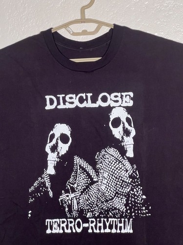 Disclose Terro-Rhythm Graphic L T-Shirt Skull Print Baumwolle Unisex Punk Rock - Bild 5 von 8