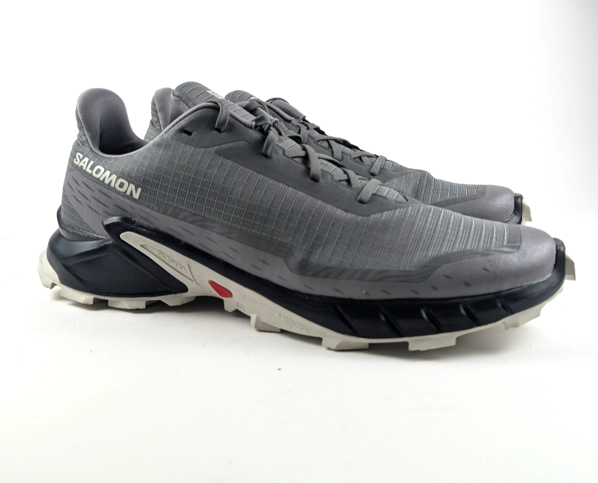 Scarpe da trekking Salomon Alpha Cross 5 trail running grigio da uomo taglia 13