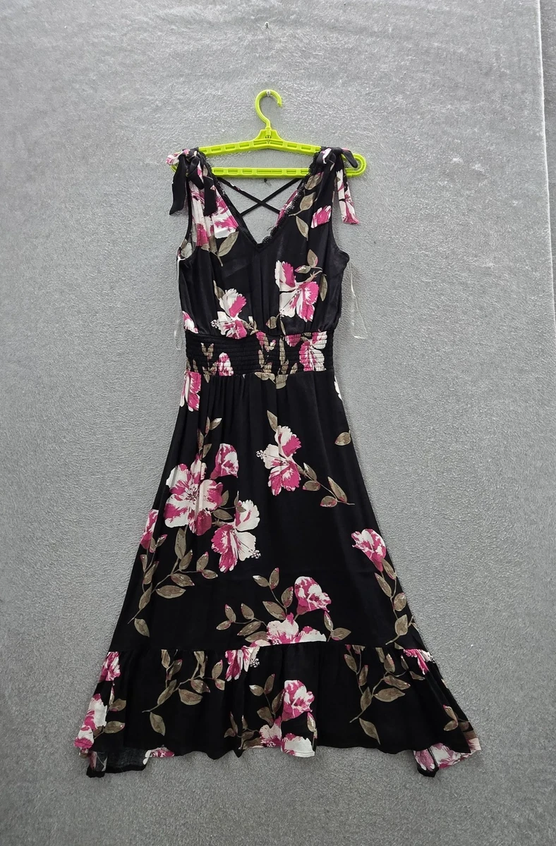 american rag black floral dress Caro Dress MULTI / M main image 0