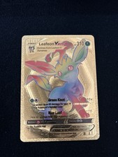 Leafeon VMAX Rainbow Rare Evolving Skies 204/203SWSH07 Gold Card