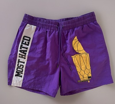 Most Hated Championship Trophy Board Shorts LA Los Angeles Basketball Large