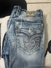 RR Men’s Black & Light Blue Jeans & Burberry Shirt — photo 3