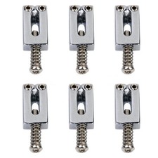 6Pack Electric Guitar Metal Strat Tremolo Bridge Saddles Fixing Luthier Tool