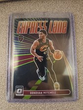 2023-24 Panini Donruss Optic Donovan Mitchell #19 Express Lane Lime Green /149
