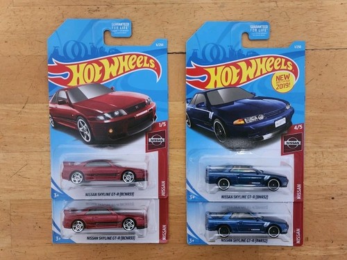 Hot Wheels - 2019 - Nissan Skyline GT-R BNR32 - 4er Set - Bild 1 von 3