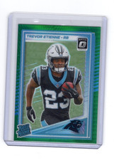 2025 Panini Optic Rookie Trevor Etienne Green Prizm Caroline Panthers #222