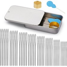 40 sztuk tępych igieł z dużym uchem, igły gobelinowe z palcem jednośladkowymh4448