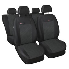 AutoSitzbezüge Sitzbezug Schonbezüge Dunkelgrau für NISSAN PRIMERA P10 P11 P12