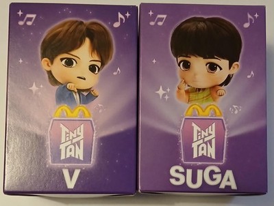 McDonald's TinyTan x BTS V & Suga 2025 Happy Meal Spielzeug