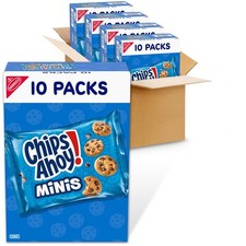 CHIPS AHOY Mini Original Chocolate Chip Cookies, 40 Snack Packs 4 Boxes 3oz