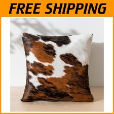 Brazilian Cowhide Pillow Cover Tricolor Luxury D cor