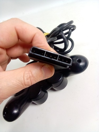 Mando analógico Sony PlayStation 2 DualShock 2 PS2 OEM negro sólido SCPH-10010. - Imagen 3 de 3