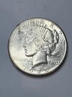 1925-s Peace Silver Dollar.  ONE DAY SHIPPING, Beautiful coin. Capsule included
