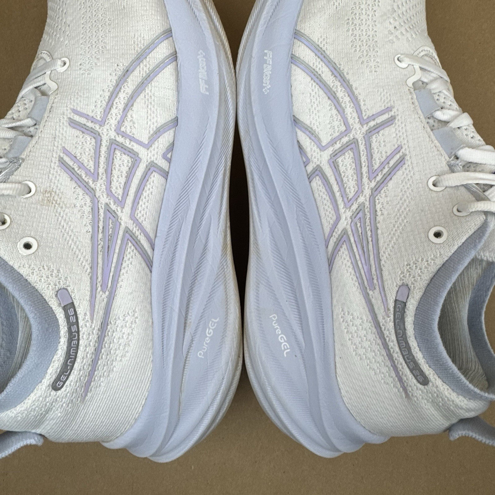 Asics Gel Nimbus 26 Womens Shoes Purple White Athletic Running Sneakers Size 9 thumbnail 13