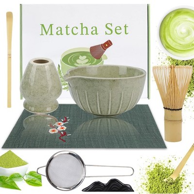 Matcha Tee Set / Teeschale Matchaschale / Matchabesen Bambusbesen Besen