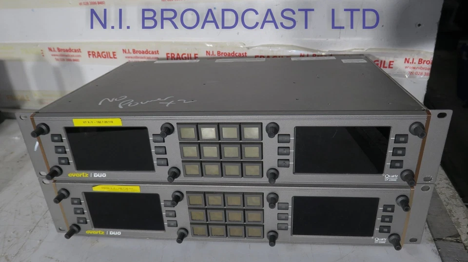 2x Everz Cp2200e duo router matrix control panels (no power up) - Image 2 of 4