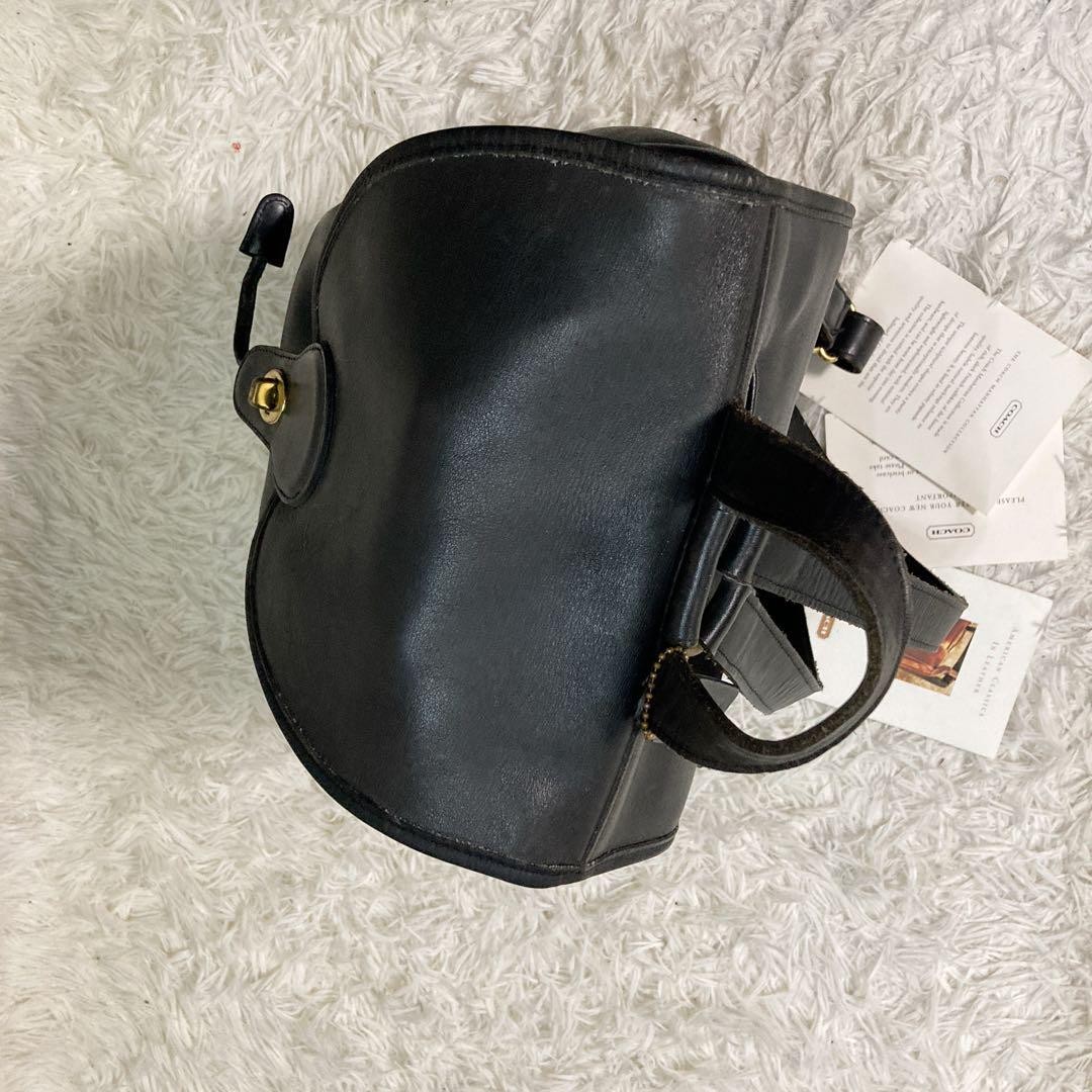 黒 vintage coach old backpack turn lock Vintage Coach Turnlock Leather Backpack – Folklore