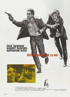 Butch Cassidy and the Sundance Kid 1969 5 Filmplakat Kunstdruck Satin Cinematic