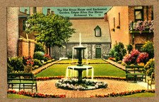 THE OLD STONE HOUSE AND ENCHANTED GARDEN, VIRGINIA   VINTAGE POSTCARD - UNUSED