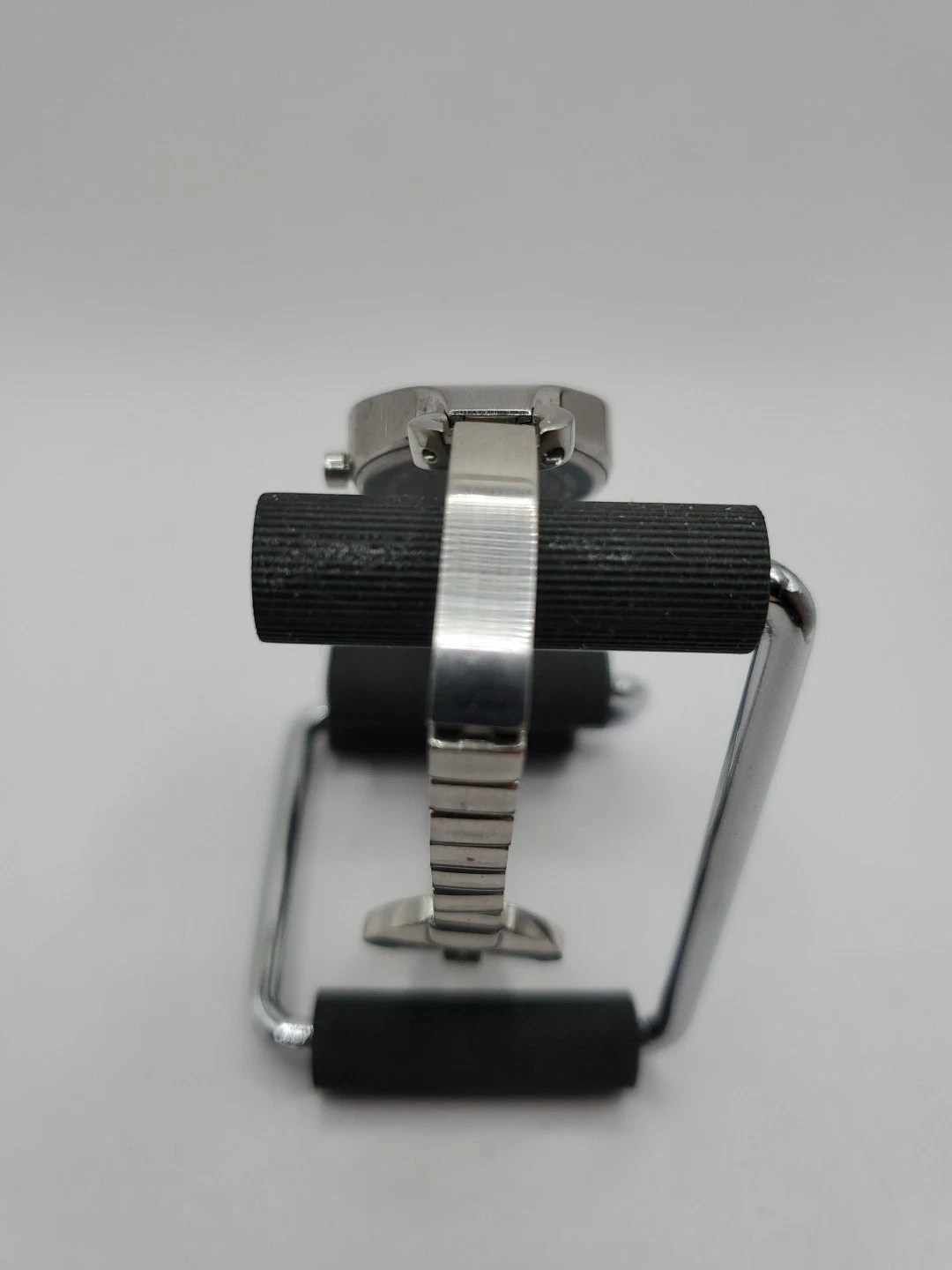 Orologio Celine Dion Donna Moda Quarzo 25mm Tondo Tono Argento Bracciale Cinturino